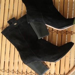 Cole Haan Women's Black Suede Boots